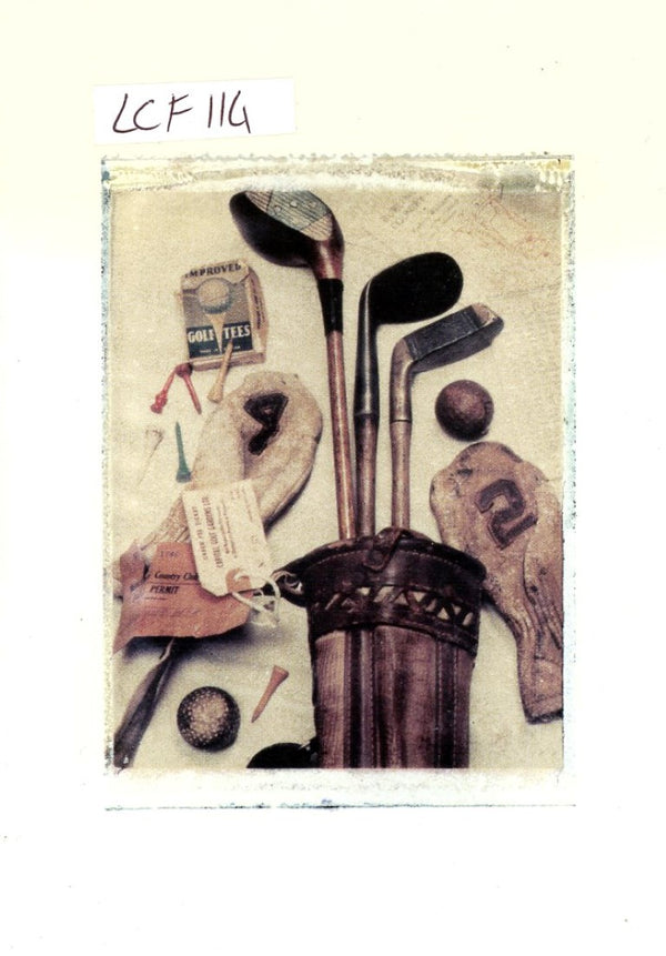 Golf #6 by Rick Filler - 5 X 7 Inches (Vintage Greeting Card)