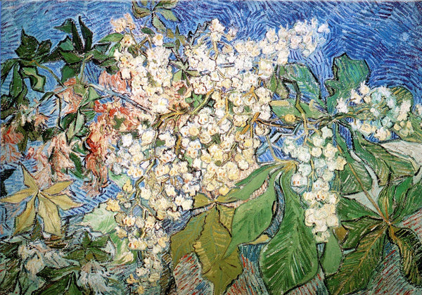 Branches of Chestnut Tree in Blossom, 1890 by Vincent Van Gogh - 5 X 7 Inches (Note Card)