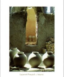 Poteries a Fes, Maroc by Laurent Pinsard - 16 X 20 Inches (Art Print)