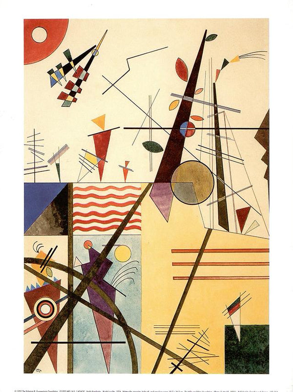 Bright Lucidity, 1924 by Wassily Kandinsky - 10 X 12 Inches (Art Print)