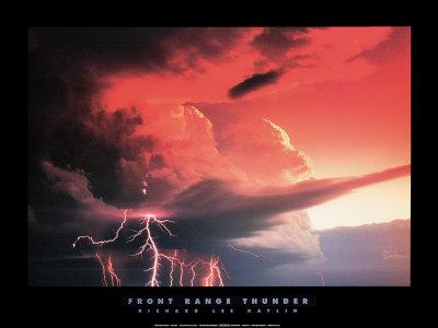 Front Range Thunder, Colorado by Richard Lee Kaylin - 24 X 32 Inches (Art Print)