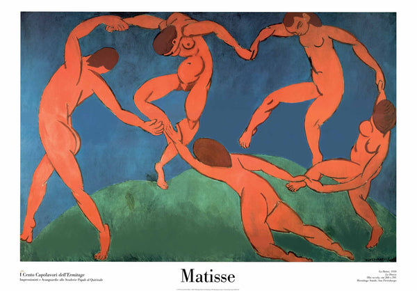 The Dance, 1910 by Henri Matisse - 28 X 40 Inches (Art Print)