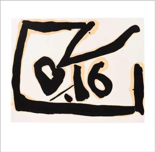 Signs On A White Field, 1981 by Robert Motherwell - 40 X 40" (Silkscreen / Sérigraphie)